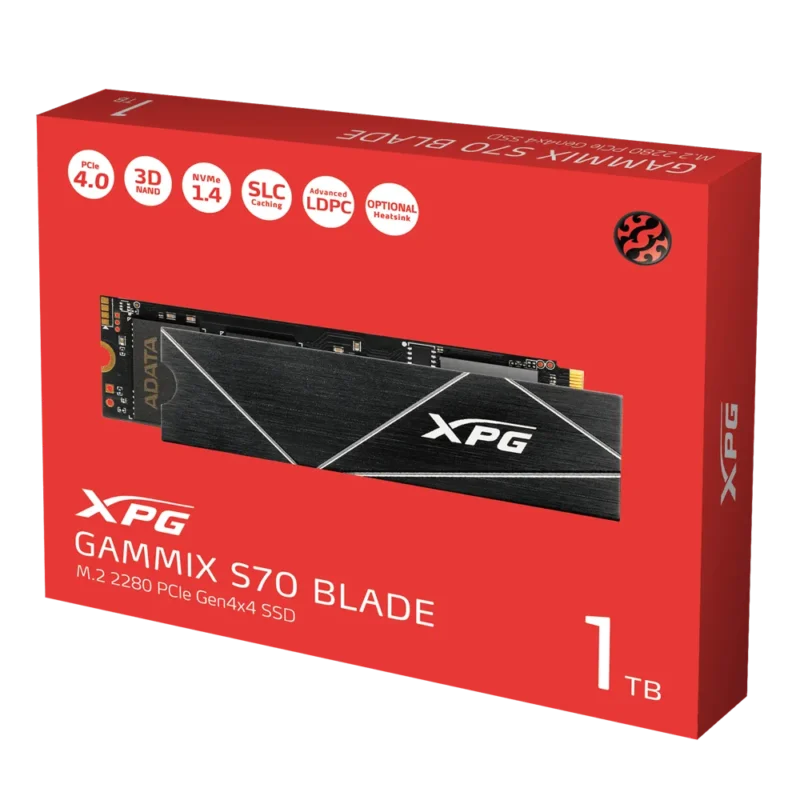 XPG GAMMIX S70 BLADE PCIe Gen4x4 M.2 2280 Solid State Drive - Image 3