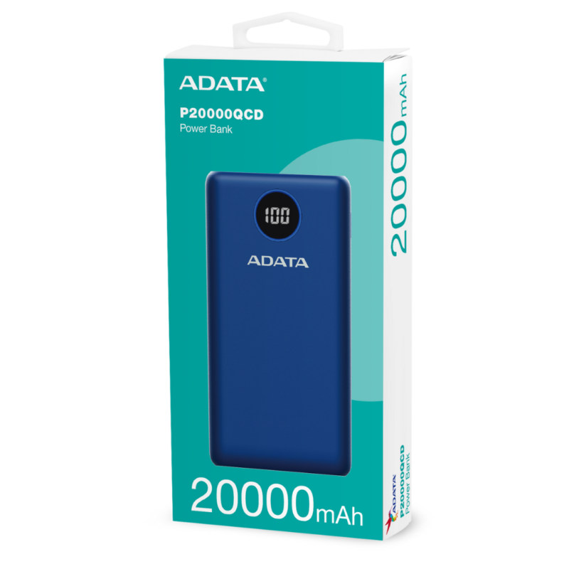 ADATA P20000QCD Power Bank 20,000 mAh | Fast Charging Qualcomm QC 3.0 - Image 5