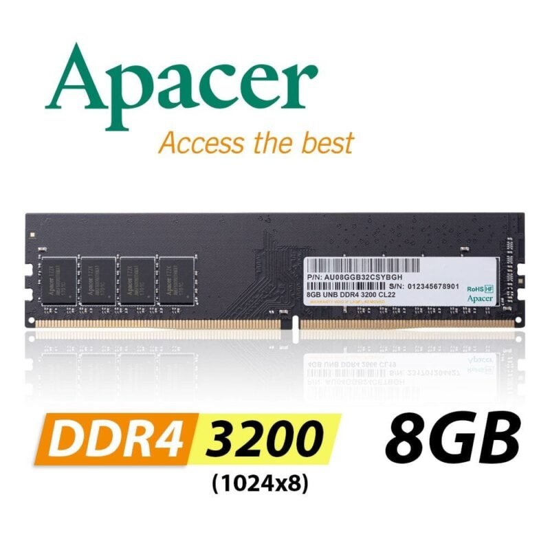 APACER DDR4 Desktop Memory Module DDR4 RAM - Image 2