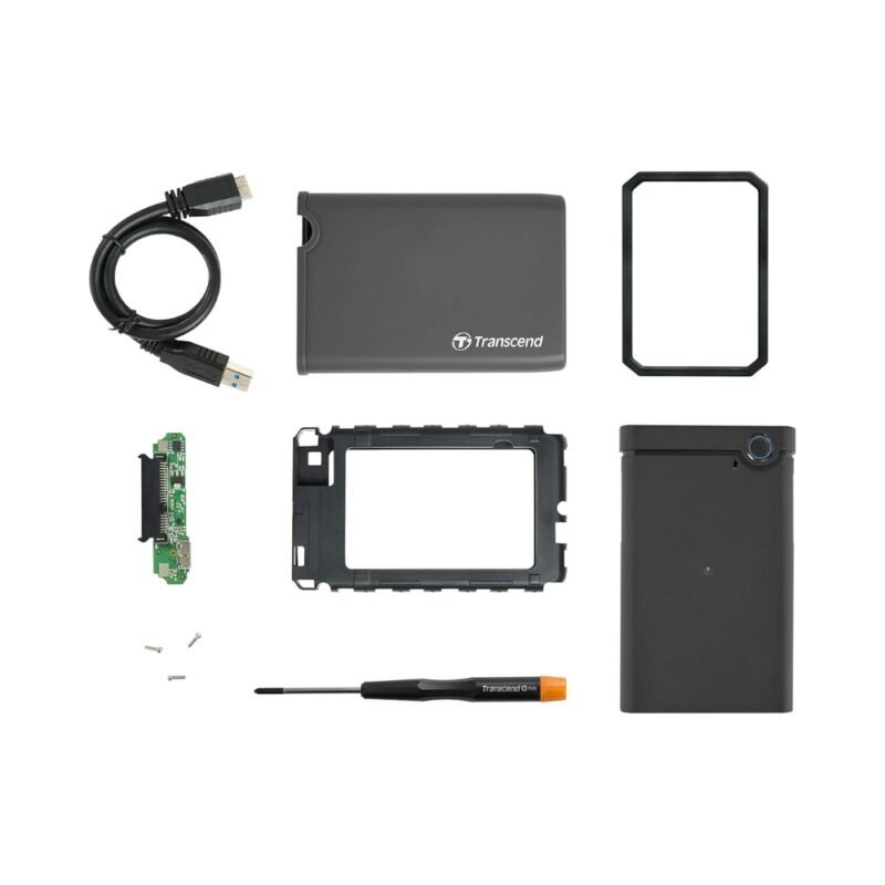 Transcend 2.5” SSD/HDD Enclosure | TS0GSJ25CK3 - Image 5