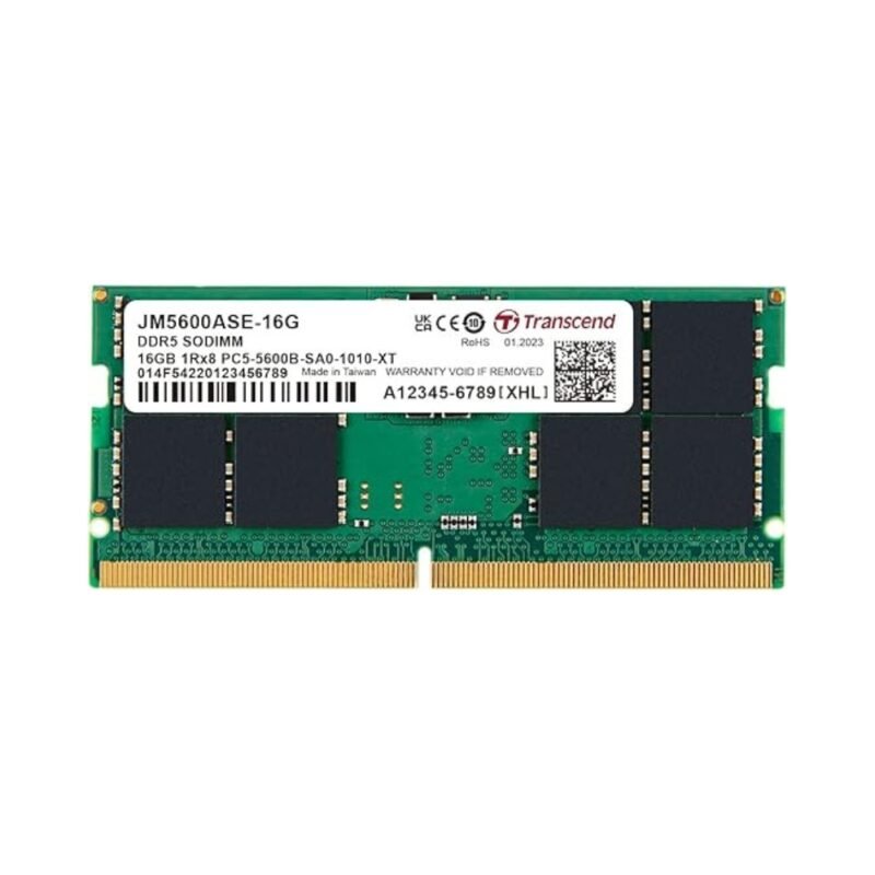Transcend RAM DDR5 5600MHz CL46 Laptop Memory