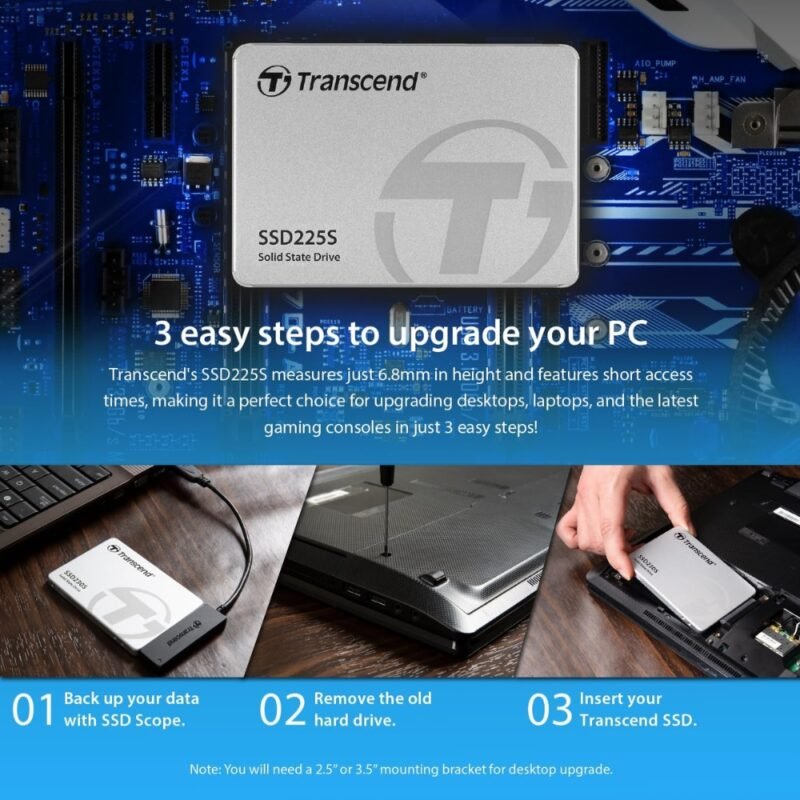 Transcend SATA SSD225S Internal Solid-State Drive - Image 5