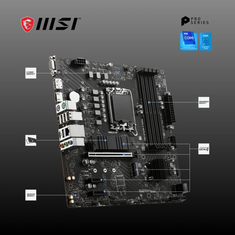 MSI-PRO-B760M-P-DDR4-ProSeries-Motherboard-4