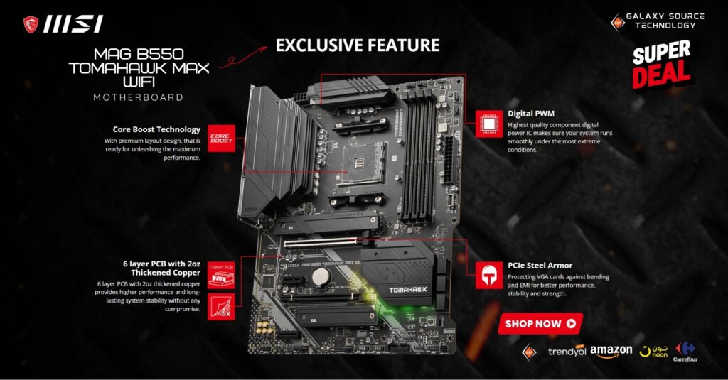 MAG-B550-TOMAHAWK-MAX-WIFI-Motherboard-Price