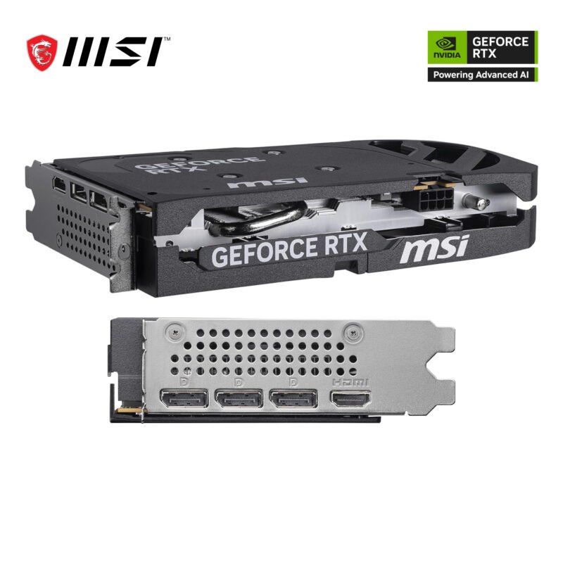 MSI GeForce RTX 5050 SHADOW 2X OC 8GB GDDR6 Graphics Card - Image 4