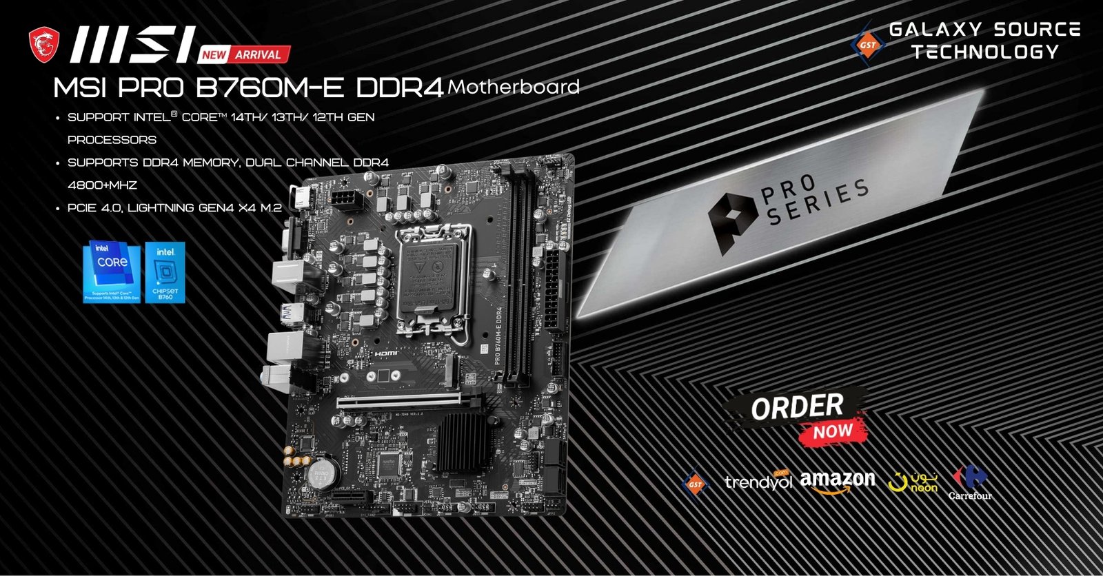 MSI PRO B760M-E DDR4