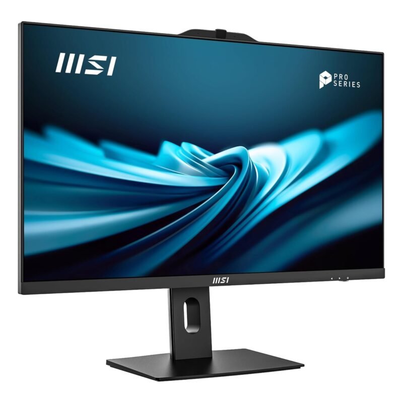 MSI PRO AP272P 14M Al-In-One Desktop PC, 27 Inch FHD IPS Screen, i7-14700, 8GB DDR5 RAM, 512GB PCIe NVMe SSD, WiFi 6E, Webcam - Keyboard, Mouse, DOS (Without Windows) - Black - 1072XAE - Image 3