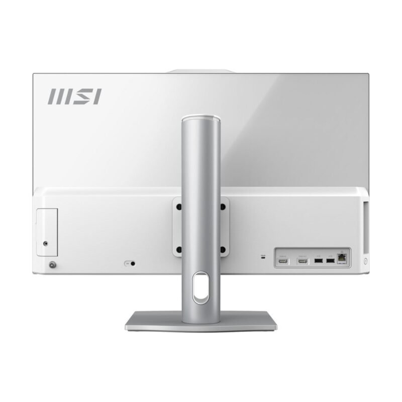 MSI Modern AM272P 12M All-In-One Desktop PC, 27 Inch FHD IPS Screen, i7-14700, 8GB DDR5 RAM, 512GB PCIe NVMe SSD, WiFi 6E, Webcam - Keyboard, Mouse, DOS (Without Windows) - White - AM272P 12M - 1421XAE - Image 6
