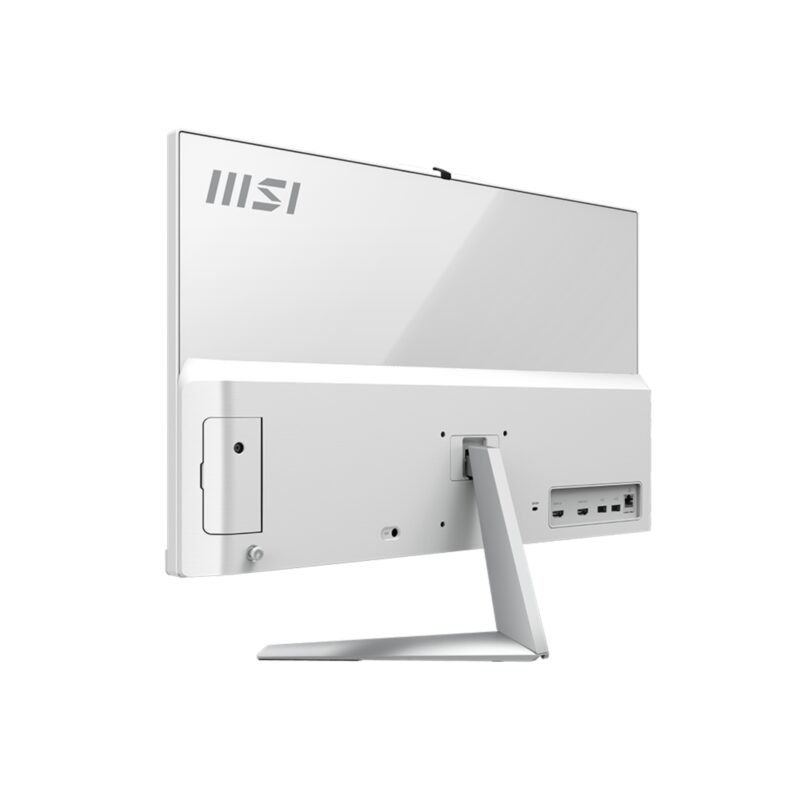 MSI Modern AM242 1M AIO Desktop: 23.8" FHD IPS Display, Intel Core 7-150U, 8GB DDR5 Memory, 512GB M.2 NVMe SSD, WiFi 6E, BT 5.3, DOS (Without Windows) White 2243XAE - Image 4