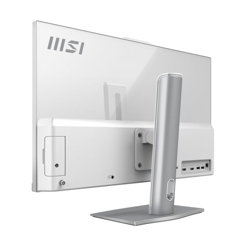 MSI Modern AM272P 12M All-In-One Desktop PC, 27 Inch FHD IPS Screen, i7-14700, 8GB DDR5 RAM, 512GB PCIe NVMe SSD, WiFi 6E, Webcam - Keyboard, Mouse, DOS (Without Windows) - White - AM272P 12M - 1421XAE - Image 8