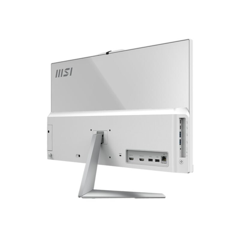 MSI Modern AM242 1M AIO Desktop: 23.8" FHD IPS Display, Intel Core 7-150U, 8GB DDR5 Memory, 512GB M.2 NVMe SSD, WiFi 6E, BT 5.3, DOS (Without Windows) White 2243XAE - Image 5
