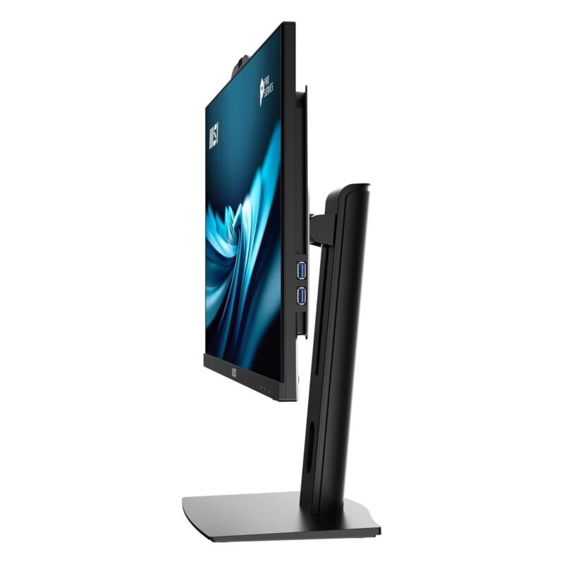 MSI PRO AP242P 14M All-in-One Desktop PC, 23.8 Inch FHD IPS 100 Hz, Intel Core i7-14700, 8GB DDR5 RAM, 512GB SSD, WiFi 6E, Webcam, DOS, Black - Image 5